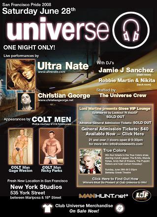 Click Here For the Universe Flyer!